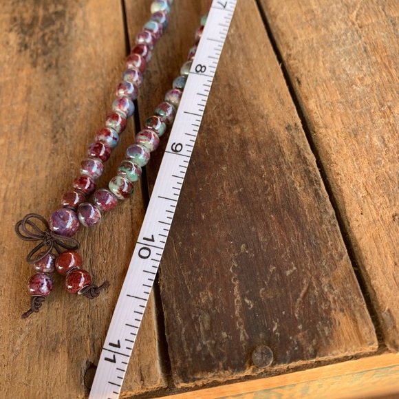 ✨MULTI LAYER BOHO CERAMIC BEAD BRACELET 6mm - Picture 5 of 6